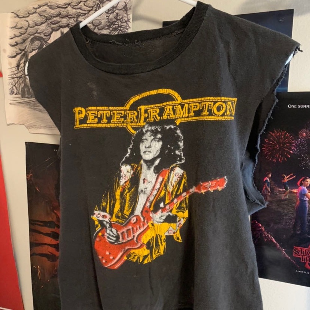 ORIGINAL VINTAGE PETER FRAMPTON 1977 TOUR TEE
